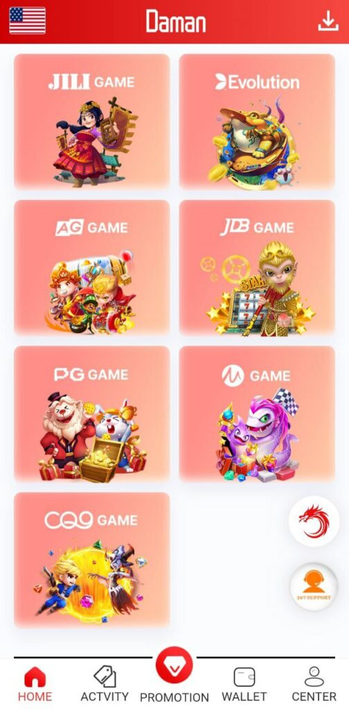 Daman Games Casino App Download
